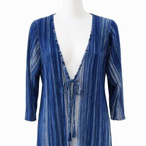 💙 Christopher & Banks Blue & White Striped Sweater | Size L 💙